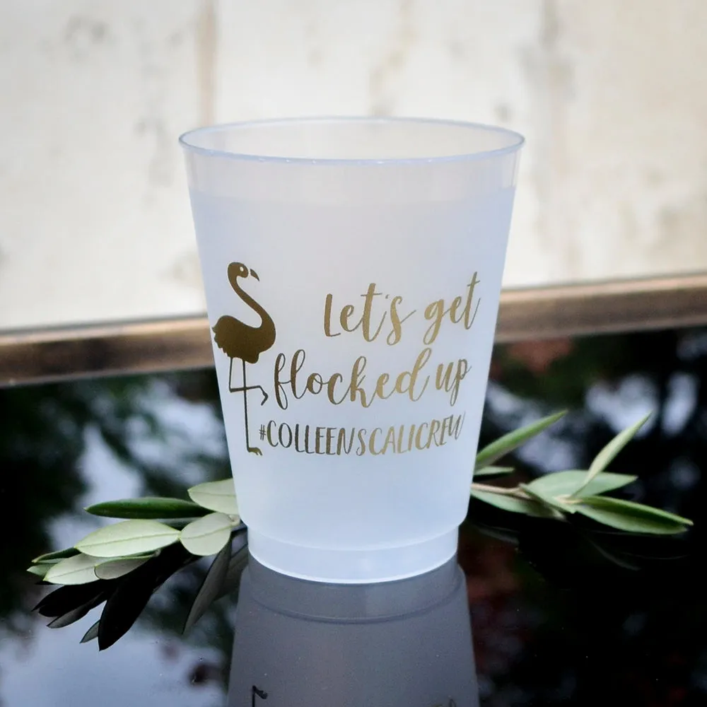 Bachelorette Party Custom Frost Flex Cups