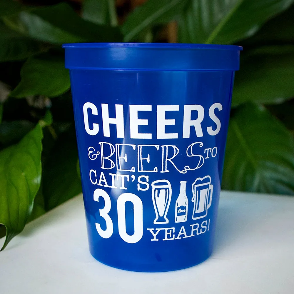 Cheers & Beers Stadium Cups
