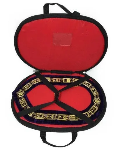 Cryptic Mason - Royal & Select Chain Collar - Gold/Silver On Purple   Free Case