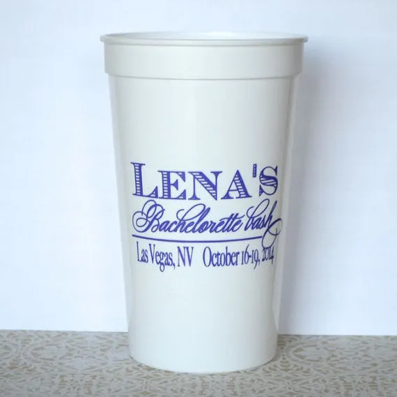 Custom Bachelorette Party Cups