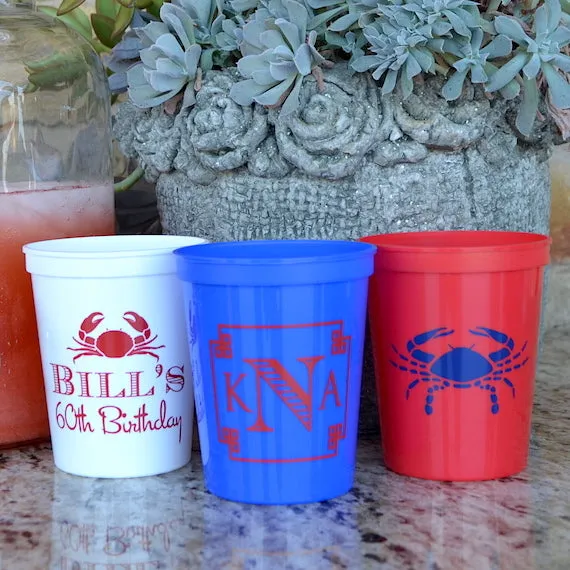 Custom Bachelorette Stadium Plastic Cups