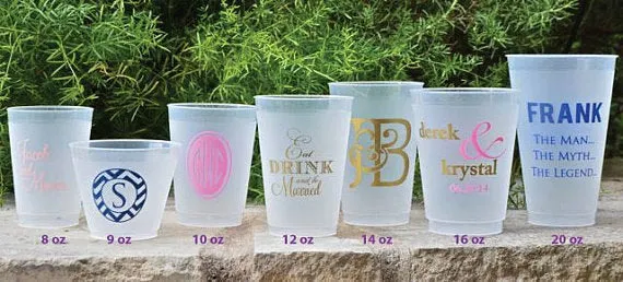Custom Names Shatterproof Cups