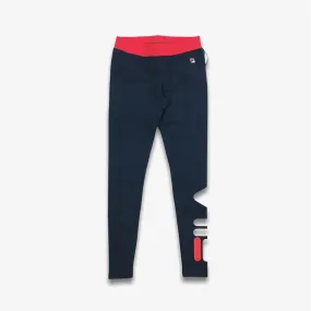 Fila Womens Imelda Tights Navy/Cred/Wht