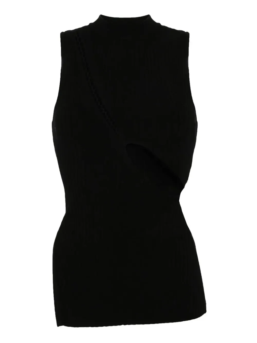 Knit Top With Openign Detail