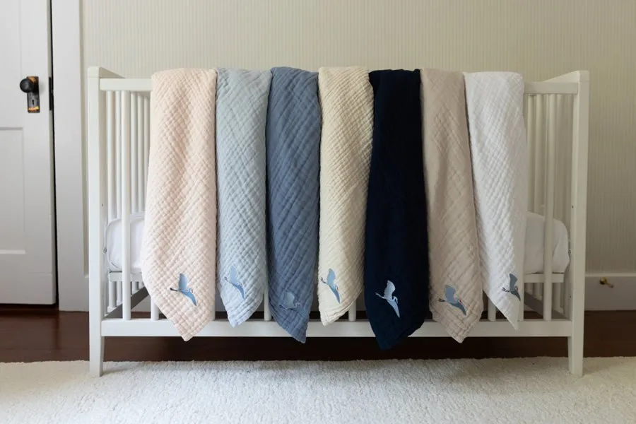 Petal All-Season Organic Muslin Mini Blanket