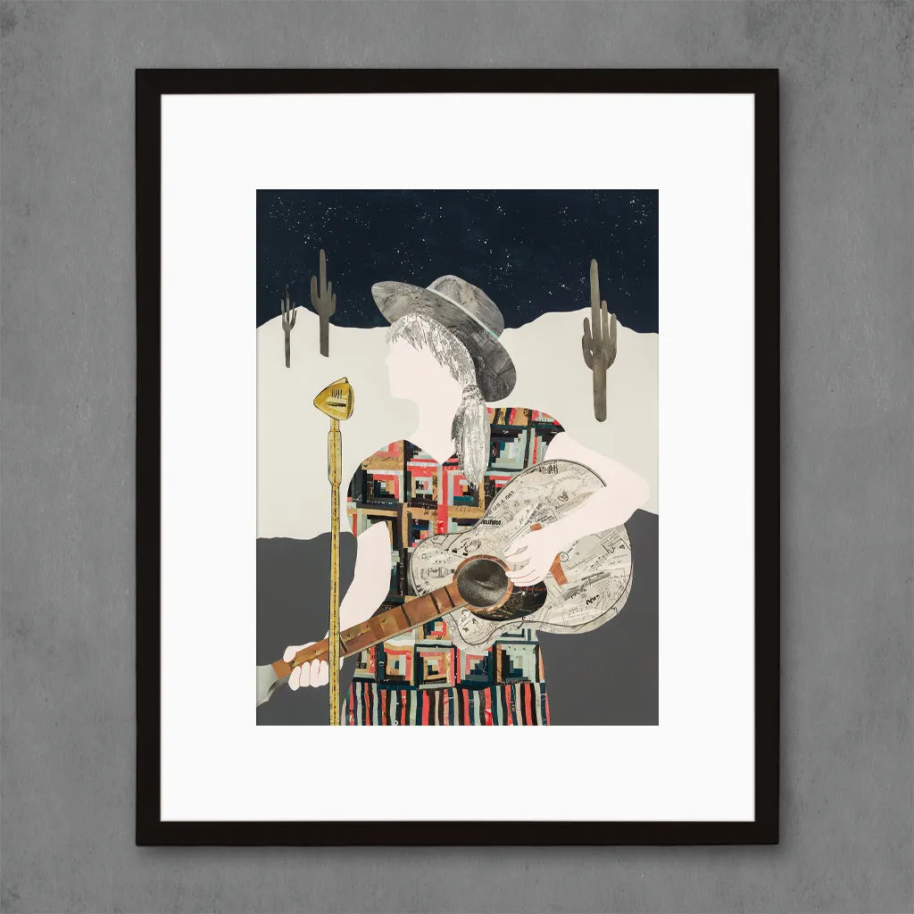 WESTERN SONGBIRD (TWILIGHT) limited edition paper print