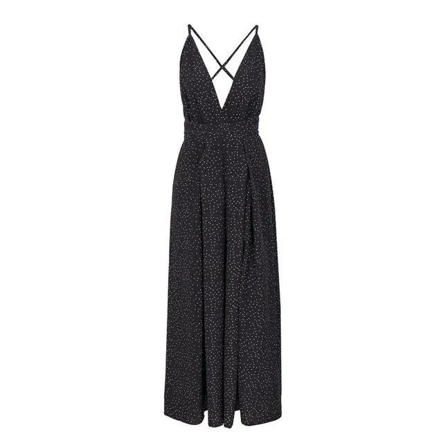Women Backless Cami Jumpsuit