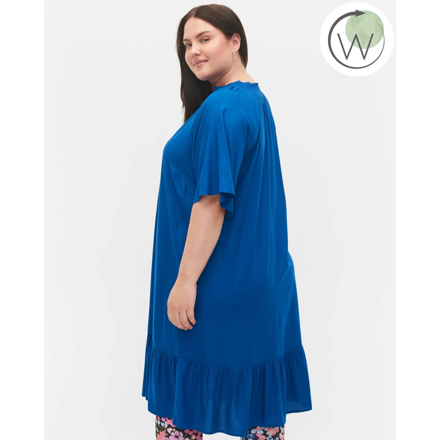 Zizzi Mio Dress in Royal Blue